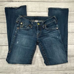 True Religion Women's Blue and Yellow Jeans